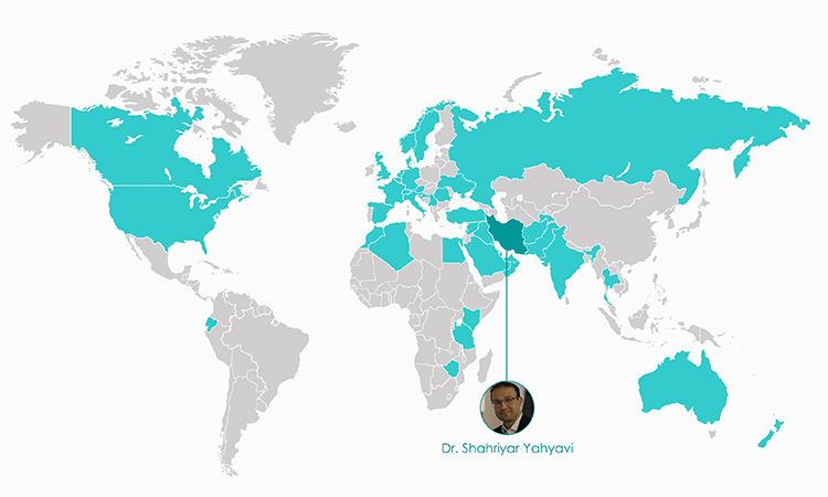 Abroad Patients of Dr. Shahriyar Yahyavi